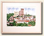 White wash frame